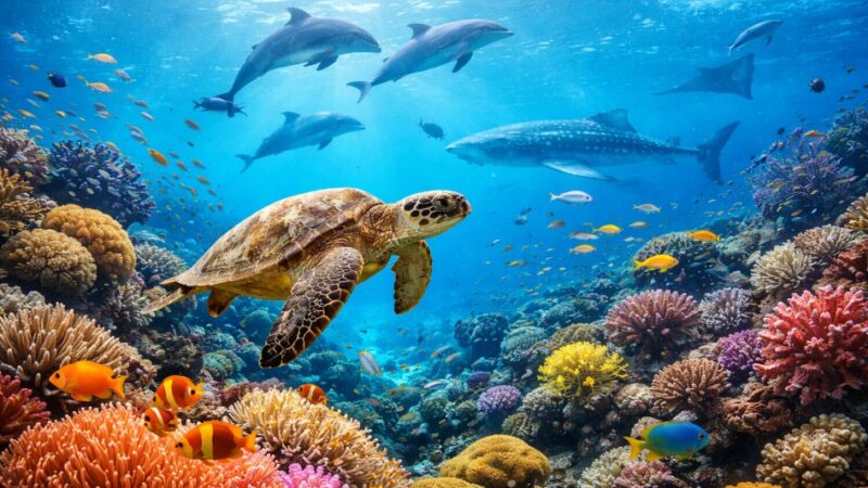 Marine Wildlife by hindurastrabharat